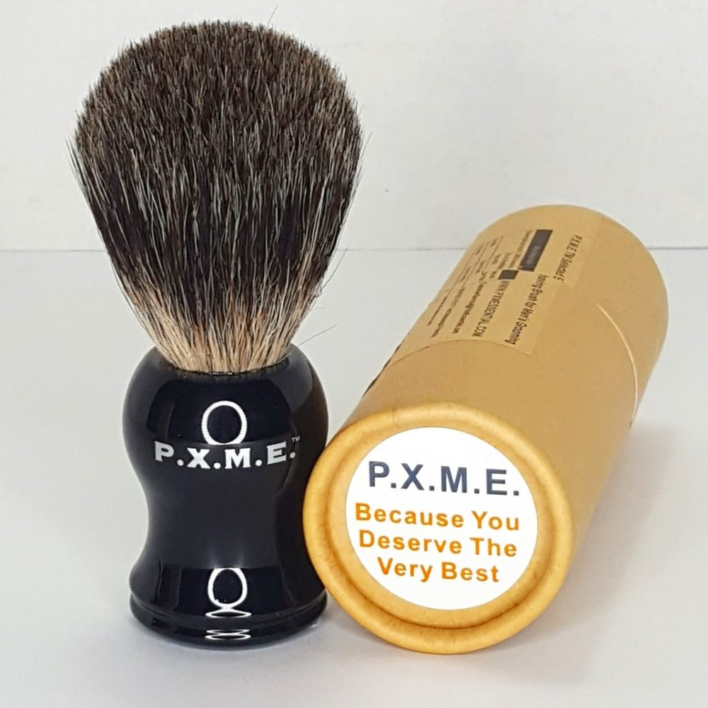 P.X.M.E. Shaving Brush for Men, 100% Natural Badger Hair, Brand New.
